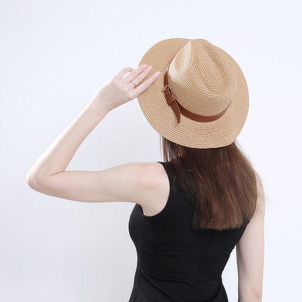 wide brim hats straw women panama with band belt sun solid color casual formal dress wedding outdoor, Blue;gray
wide brim hats straw women panama with band belt sun solid color casual formal dress wedding outdoor, Blue;gray