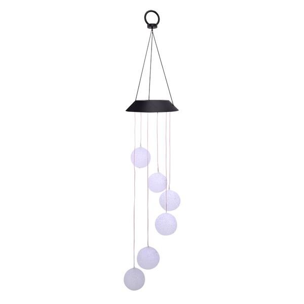 solar panel colorful light smart light 2v 40mah control wave ball wind chime style corridor decoration pendant 6 f5 lamp beads black
solar panel colorful light smart light 2v 40mah control wave ball wind chime style corridor decoration pendant 6 f5 lamp beads black