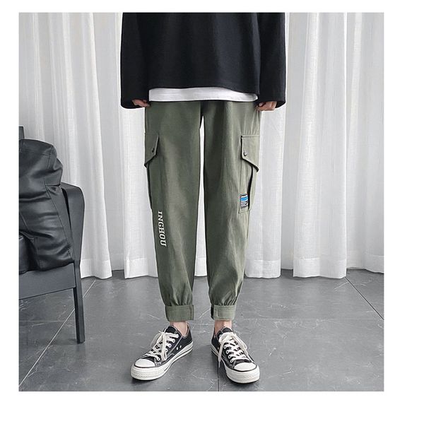 autumn and winter casual pants men's trousers close-up harem pants youth trend multi-pocket overalls, Black
autumn and winter casual pants men's trousers close-up harem pants youth trend multi-pocket overalls, Black