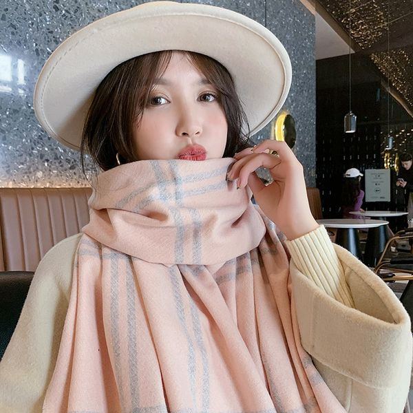 2021 new winter brand warm check cashmere shawl women's cloak thick blanket fringed scarf holiday gift hqdp, Blue;gray
2021 new winter brand warm check cashmere shawl women's cloak thick blanket fringed scarf holiday gift hqdp, Blue;gray