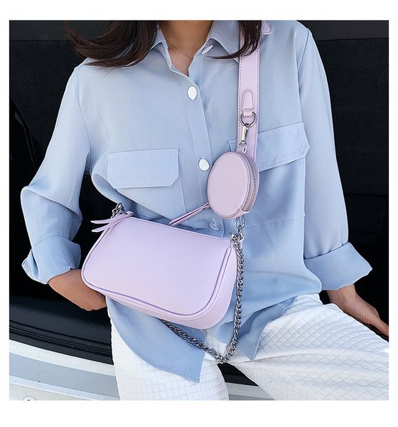 hh 2021 new women shoulder bags designer chains handbags luxury wide strap crossbody messenger bag lady purses 3 bags set with wallets
hh 2021 new women shoulder bags designer chains handbags luxury wide strap crossbody messenger bag lady purses 3 bags set with wallets
