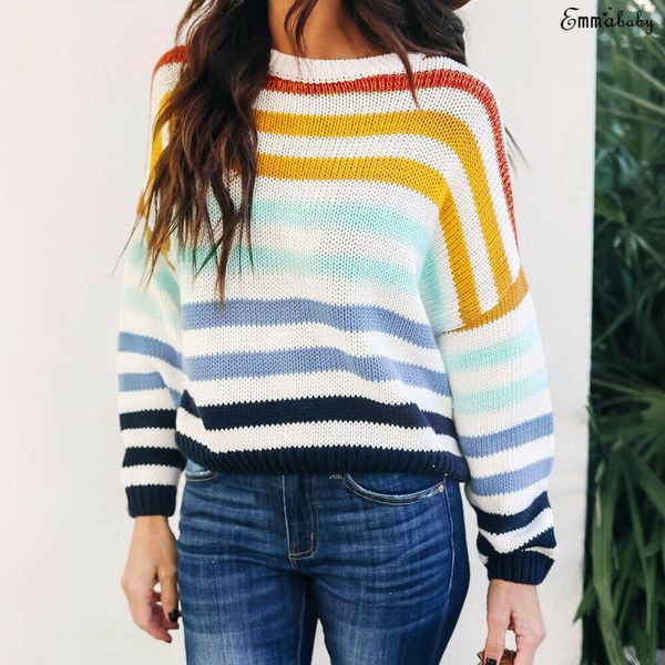 autumn womens casual long sleeve sweater ladies knitted jumper pullover loose patchwork sweaters outfits kg-169, White;black
autumn womens casual long sleeve sweater ladies knitted jumper pullover loose patchwork sweaters outfits kg-169, White;black