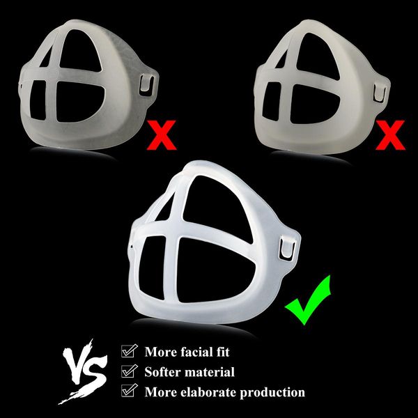 5/10 pcs of 3d mask support breathing aid help mask inner cushion support mask support lipstick protection mouth cover holder wmtrws
5/10 pcs of 3d mask support breathing aid help mask inner cushion support mask support lipstick protection mouth cover holder wmtrws