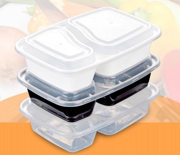 food disposable 1000ml plastic food box 2-compartment lunch storage holoder 3 colors take out box tableware 150 sets/lot
food disposable 1000ml plastic food box 2-compartment lunch storage holoder 3 colors take out box tableware 150 sets/lot