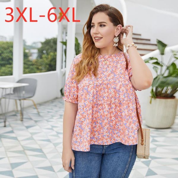 new 2020 ladies summer plus size for women large blouse loose casual ruffle pink floral print flower shirt 3xl 4xl 5xl 6xl1, White
new 2020 ladies summer plus size for women large blouse loose casual ruffle pink floral print flower shirt 3xl 4xl 5xl 6xl1, White