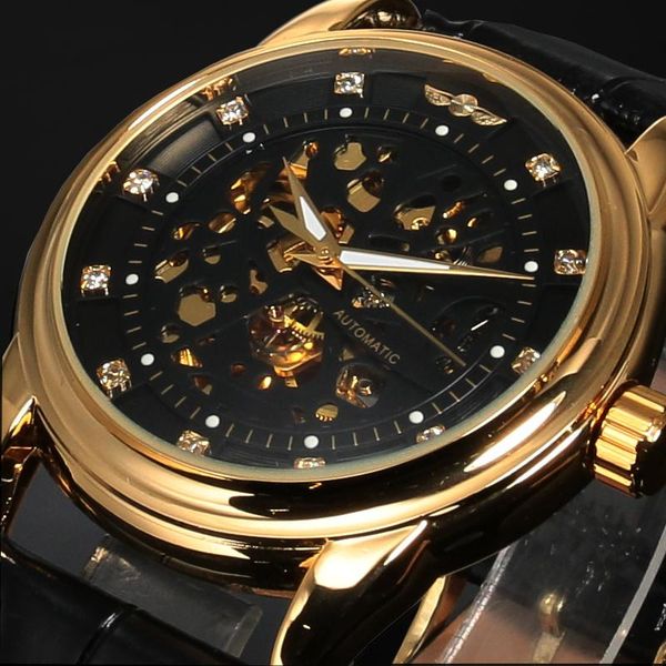 wristwatches winner men black gold mechanical watches mens self winding male skeleton wristwatch relogio masculino, Slivery;brown
wristwatches winner men black gold mechanical watches mens self winding male skeleton wristwatch relogio masculino, Slivery;brown