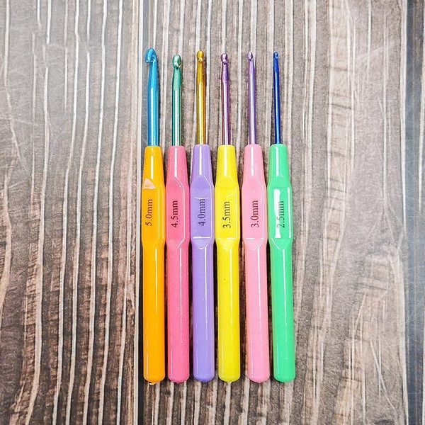 6pcs/set sewing accessories weaving tools diy crafts plastic/aluminum hooks knitting needles kit colorful multi purpose crochet, Black
6pcs/set sewing accessories weaving tools diy crafts plastic/aluminum hooks knitting needles kit colorful multi purpose crochet, Black