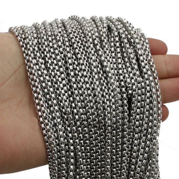 wholesale retail bulk diy jewelry handing pendant necklace 5/10/20pcs/lot men women silver color stainless steel box chain
wholesale retail bulk diy jewelry handing pendant necklace 5/10/20pcs/lot men women silver color stainless steel box chain