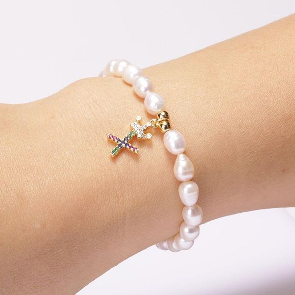 mixed cz micro-colored zircon 26 initials pendant natural freshwater pearl beaded charms dainty bracelet bangle1, Golden;silver
mixed cz micro-colored zircon 26 initials pendant natural freshwater pearl beaded charms dainty bracelet bangle1, Golden;silver