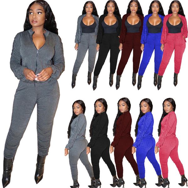 womens brand jacket two piece set outfits long sleeve tracksuit jacket pants sportswear panelled outerwear tights sports set ly1672, Gray
womens brand jacket two piece set outfits long sleeve tracksuit jacket pants sportswear panelled outerwear tights sports set ly1672, Gray