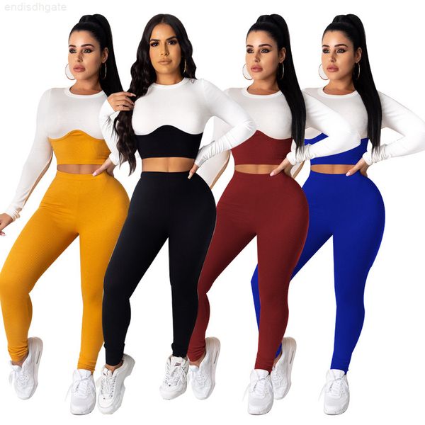 large women's autumn and winter new long sleeve two color stitching yoga pants set, Tan;black
large women's autumn and winter new long sleeve two color stitching yoga pants set, Tan;black