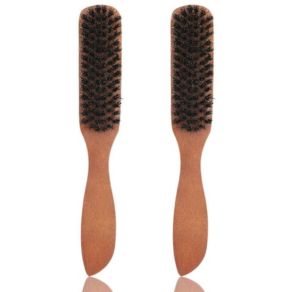 2pcs wooden massage combs natural wild boar bristles anti-static wooden handle hair brush styling tools, Silver
2pcs wooden massage combs natural wild boar bristles anti-static wooden handle hair brush styling tools, Silver