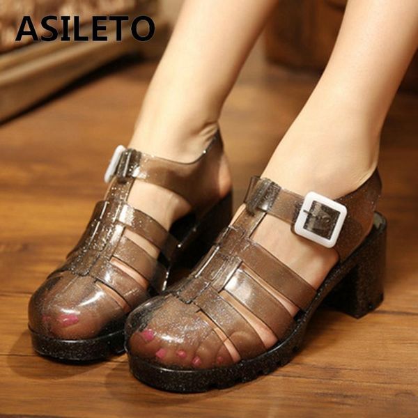 sandals asileto 2021 women transparent 5cm low heels buckle gladiator non-slip vintage jelly beach casual summer a3383, Black
sandals asileto 2021 women transparent 5cm low heels buckle gladiator non-slip vintage jelly beach casual summer a3383, Black