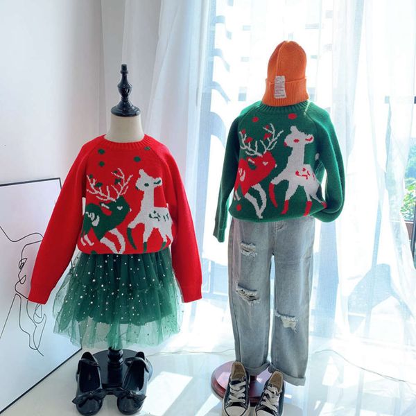 new christmas korean in children's sweater autumn and winter 2020 s1o5, Blue 
new christmas korean in children's sweater autumn and winter 2020 s1o5, Blue