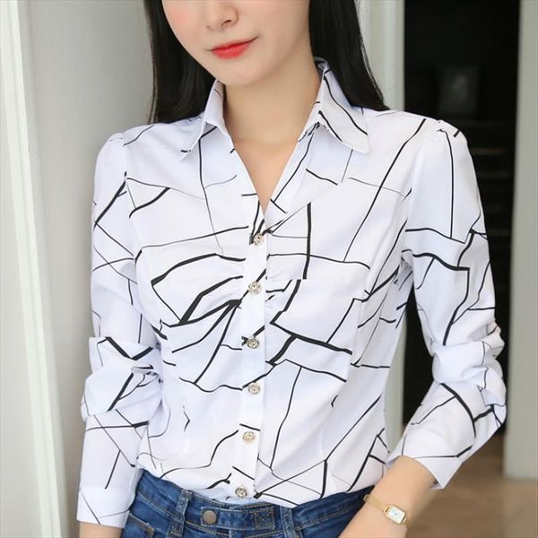 jfuncy plus size women and blouses 2020 stripe print elegant long sleeve office lady work wear shirts female slim blusas, White
jfuncy plus size women and blouses 2020 stripe print elegant long sleeve office lady work wear shirts female slim blusas, White
