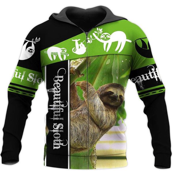 men's hoodies & sweatshirts beautiful sloth 3d printed hoodie fashion casual sweatshirt hip hop harajuku zip jacket, Black
men's hoodies & sweatshirts beautiful sloth 3d printed hoodie fashion casual sweatshirt hip hop harajuku zip jacket, Black