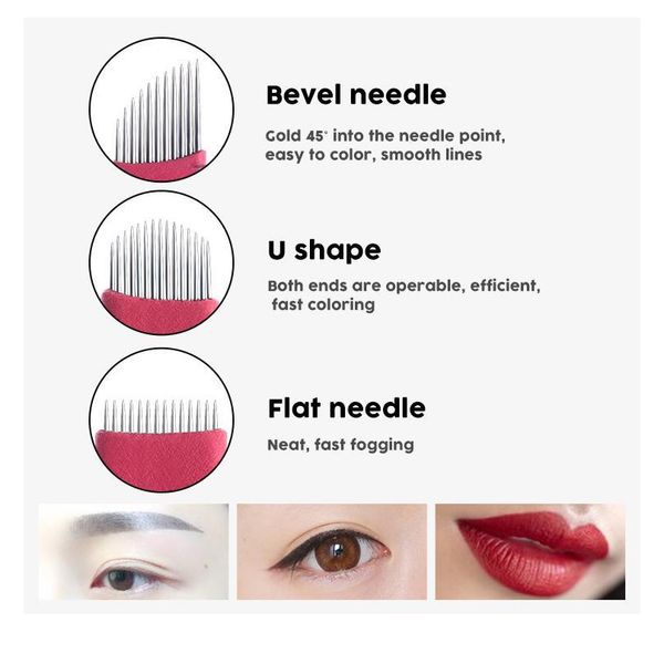 7 9 11 12 14 16 18 pin u shape permanent makeup eyebrow tattoo needles blade for 3d embroidery microblading ta qylxsh
7 9 11 12 14 16 18 pin u shape permanent makeup eyebrow tattoo needles blade for 3d embroidery microblading ta qylxsh