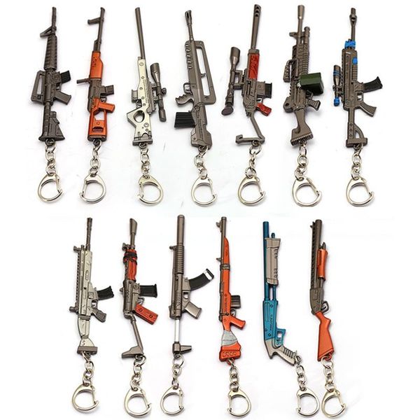 game keychain 12cm gun battle rifle royale 13 modles fortress key chain keyring metal men car women bag chveiro llavero jewelry, Silver
game keychain 12cm gun battle rifle royale 13 modles fortress key chain keyring metal men car women bag chveiro llavero jewelry, Silver