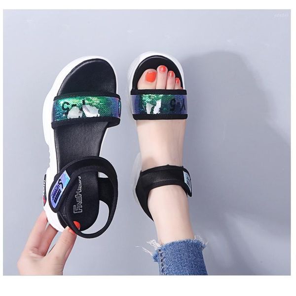 new women high heeled sandals female summer 2020 women thick bottom shoes wedge with open toe platform shoes increased1, Black
new women high heeled sandals female summer 2020 women thick bottom shoes wedge with open toe platform shoes increased1, Black