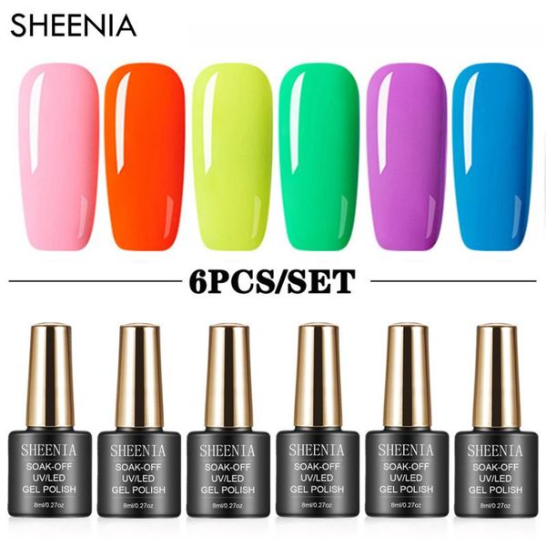 nail gel sheenia polish set 6pcs kit glitter holographics soak off uv varnish for art, Red;pink
nail gel sheenia polish set 6pcs kit glitter holographics soak off uv varnish for art, Red;pink