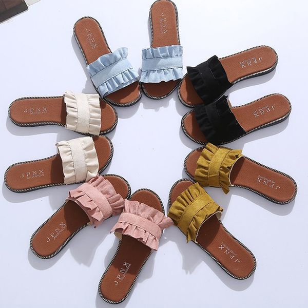 women fashion suede leather slippers summer sandals shoes boho beach outdoor foot wear casual slides shoes, Black
women fashion suede leather slippers summer sandals shoes boho beach outdoor foot wear casual slides shoes, Black
