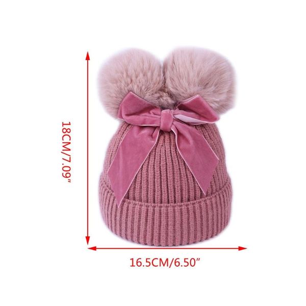 beanies toddler baby knit woolen beanie hat bowknot double pompom thick lined skull cap 634c
beanies toddler baby knit woolen beanie hat bowknot double pompom thick lined skull cap 634c