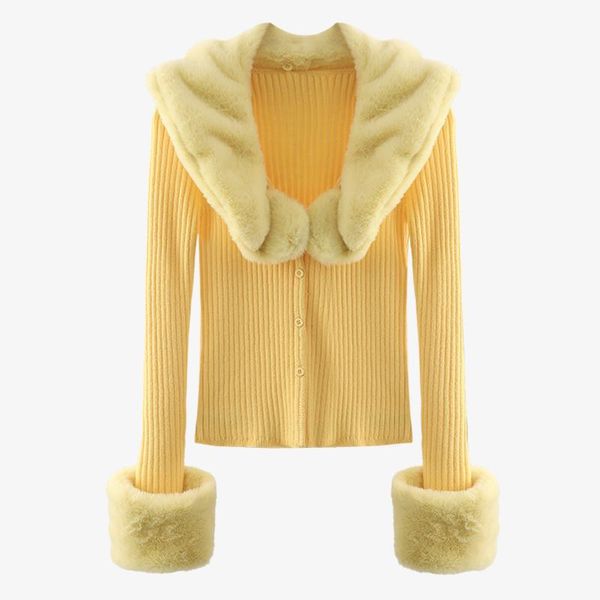 women's knits & tees women vintage casual sweater fur patchwork green white yellow knit cardigans 2021 fashion clothes
women's knits & tees women vintage casual sweater fur patchwork green white yellow knit cardigans 2021 fashion clothes