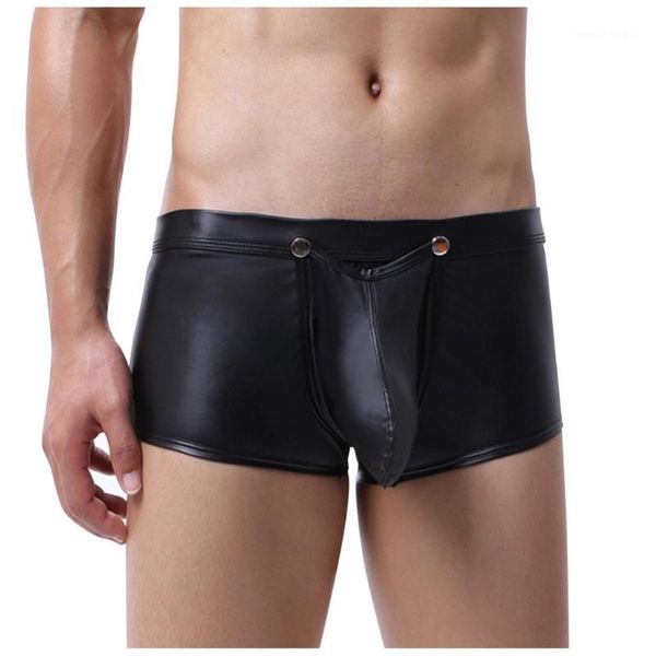 underpants men's low waisted opening imitation leather underwear comfortable fashion leisure personality1, Black;white
underpants men's low waisted opening imitation leather underwear comfortable fashion leisure personality1, Black;white