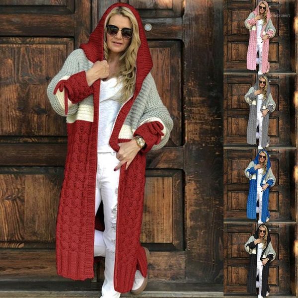 yoga outfits women long knitted sweater cardigan hooded winter autumn patchwork female coat open front cardigans outwears pull femme sweater, White;red
yoga outfits women long knitted sweater cardigan hooded winter autumn patchwork female coat open front cardigans outwears pull femme sweater, White;red