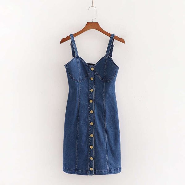 summer new women's fashion temperament button decoration stretch denim suspender dress k825, Black;gray
summer new women's fashion temperament button decoration stretch denim suspender dress k825, Black;gray