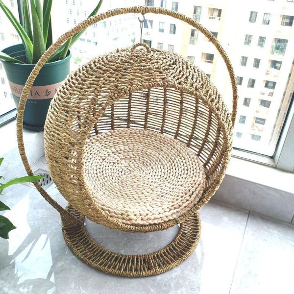 cat beds & furniture all seasons common use natural seaweed handmade weaving cat's nest hammock strong and durable large house pet supp
cat beds & furniture all seasons common use natural seaweed handmade weaving cat's nest hammock strong and durable large house pet supp