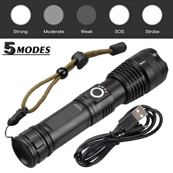 500000 lumens xhp50 5 mode led usb rechargeable 18650 torch for indoor outdoor use/ car/ truck/ suv
500000 lumens xhp50 5 mode led usb rechargeable 18650 torch for indoor outdoor use/ car/ truck/ suv