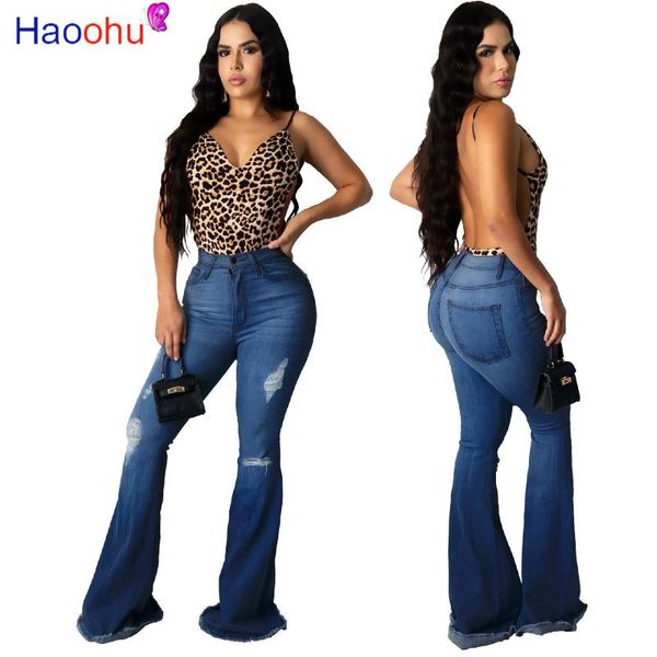 women's jeans haoohu fashion denim flare pants women high waist retro ripped blue trousers lady casual bell-bottoms pant female
women's jeans haoohu fashion denim flare pants women high waist retro ripped blue trousers lady casual bell-bottoms pant female