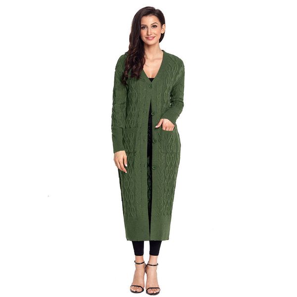 women's autumn and winter new solid color cardigan long sleeve medium length casual knitting sweater 27781, White;black
women's autumn and winter new solid color cardigan long sleeve medium length casual knitting sweater 27781, White;black