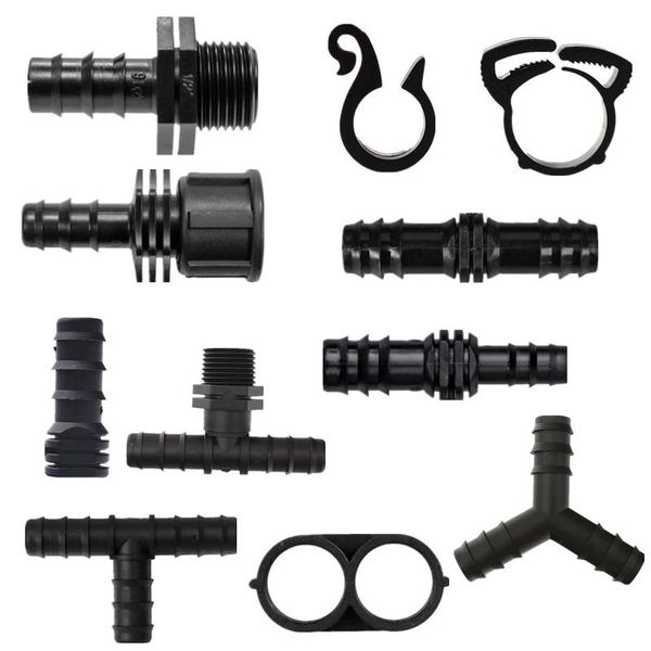 50-100pcs 16mm insert barb tee cross elbow reducing adaptor poly hose barbed connector greenhouse watering tools drip fittings
50-100pcs 16mm insert barb tee cross elbow reducing adaptor poly hose barbed connector greenhouse watering tools drip fittings