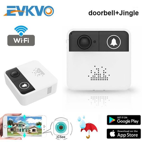 smart wireless door bell camera 720p night vision two-way audio smart doorbell with wide angle lens1 
smart wireless door bell camera 720p night vision two-way audio smart doorbell with wide angle lens1