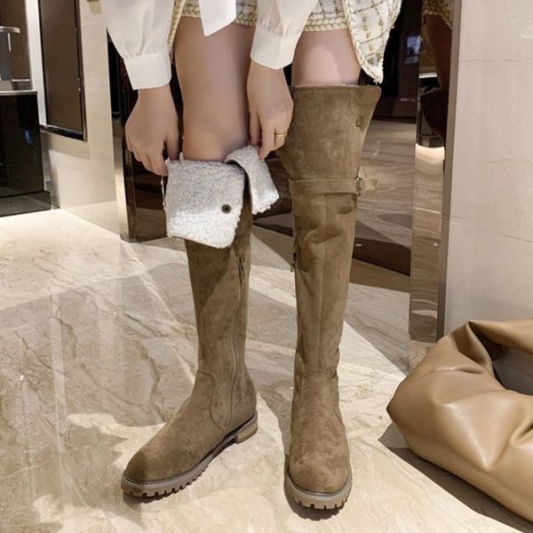 women over the knees high laarzen winter pluche fluwelen long buis suede stretch warm bont snowboots black kaki platform shoes 2020
women over the knees high laarzen winter pluche fluwelen long buis suede stretch warm bont snowboots black kaki platform shoes 2020
