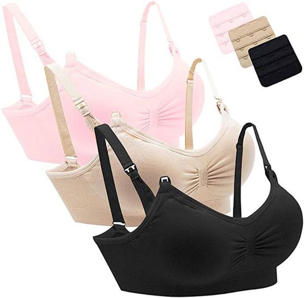 women's seamless maternity nursing bra sleep bralette bra underwear workout breathable fitness ladies running 128, White;black
women's seamless maternity nursing bra sleep bralette bra underwear workout breathable fitness ladies running 128, White;black