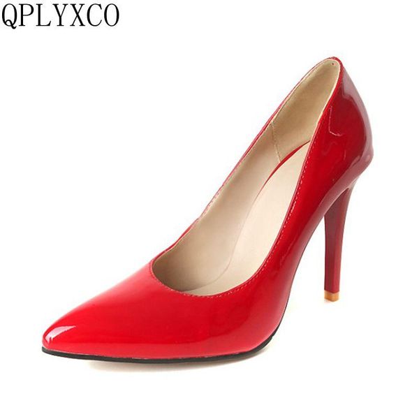 dress shoes qplyxco plus woman big size 34-48 pumps women super thin high heels 11cm party wedding zapatos mujer 66-1, Black
dress shoes qplyxco plus woman big size 34-48 pumps women super thin high heels 11cm party wedding zapatos mujer 66-1, Black