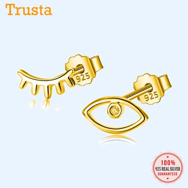 stud trustdavis 100% 925 solid sterling silver women's jewelry fashion eyebrow eye earrings gift for girls kids lady madam ds210, Golden;silver
stud trustdavis 100% 925 solid sterling silver women's jewelry fashion eyebrow eye earrings gift for girls kids lady madam ds210, Golden;silver