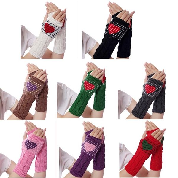 five fingers gloves women winter twist cable knit half finger sweet heart jacquard driving fingerless mittens thumbhole arm warmers, Blue;gray
five fingers gloves women winter twist cable knit half finger sweet heart jacquard driving fingerless mittens thumbhole arm warmers, Blue;gray