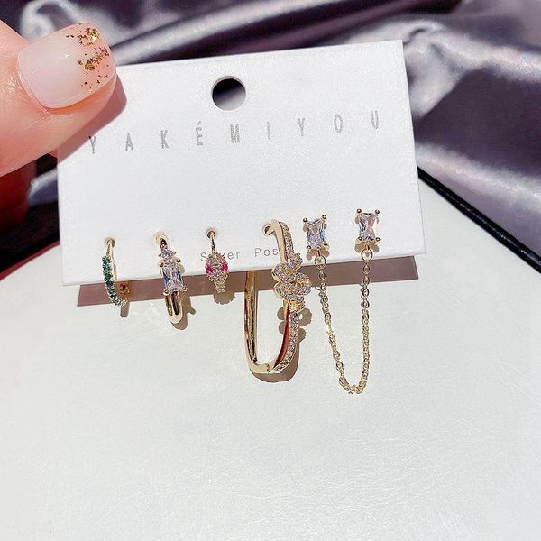 dangle & chandelier migga 6pcs geometric design cubic zirconia snake earrings pack luxury women party gift jewelry, Silver
dangle & chandelier migga 6pcs geometric design cubic zirconia snake earrings pack luxury women party gift jewelry, Silver