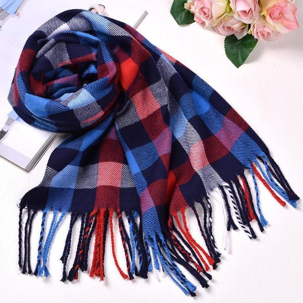 brand men scarf winter fashion knitted scarves classical plaid scarf for women imitation cashmere scarves tassel1, Blue;gray
brand men scarf winter fashion knitted scarves classical plaid scarf for women imitation cashmere scarves tassel1, Blue;gray