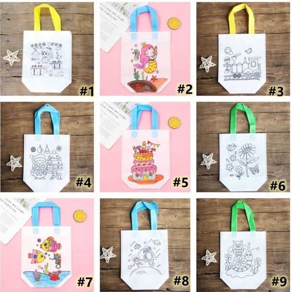 26colors kids bag diy graffiti handmade painting puzzles arts crafts color filling drawing toy kindergarten non-woven handbag g20305, Black
26colors kids bag diy graffiti handmade painting puzzles arts crafts color filling drawing toy kindergarten non-woven handbag g20305, Black