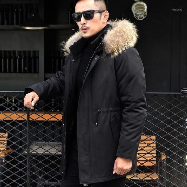 winter jacket pure natural jackets men real raccoon collar parka fur liner coats casaco masculino my7251, Black
winter jacket pure natural jackets men real raccoon collar parka fur liner coats casaco masculino my7251, Black