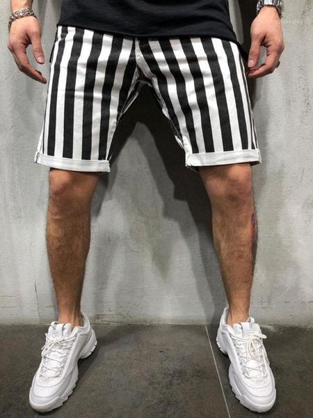 men summer casual shorts men brand new board shorts 2019 black and white stripes elastic waist fashion casual short1, White;black
men summer casual shorts men brand new board shorts 2019 black and white stripes elastic waist fashion casual short1, White;black