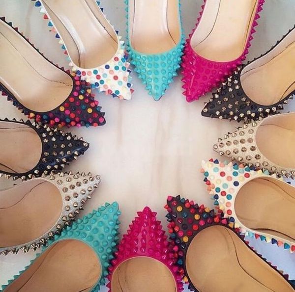 full spikes high heel shoes 12cm stiletto heels rivets wedding shoes bride studded pointed toe red pink white dress, Black
full spikes high heel shoes 12cm stiletto heels rivets wedding shoes bride studded pointed toe red pink white dress, Black