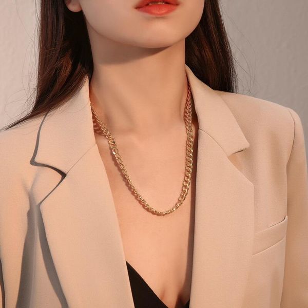 chains trend hip hop choker necklace collar punk layered big thick chain women chunky statement link jewelry, Silver
chains trend hip hop choker necklace collar punk layered big thick chain women chunky statement link jewelry, Silver