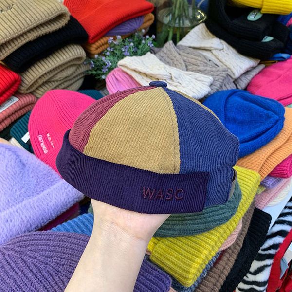 matching children's autumn color and winter fashion street hip hop melon skin yuppie brimless hat reverse landlord hat, Blue;gray
matching children's autumn color and winter fashion street hip hop melon skin yuppie brimless hat reverse landlord hat, Blue;gray