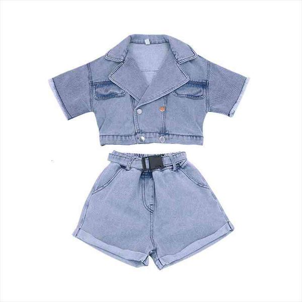 kids baby girls summer fashion clothes coat short sleeve denim jacket belt shorts pants toddler children costumes 2pcs, White
kids baby girls summer fashion clothes coat short sleeve denim jacket belt shorts pants toddler children costumes 2pcs, White